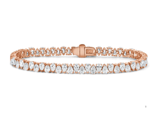 Load image into Gallery viewer, LAB Pear Cut Diamond Tennis Bracelet
