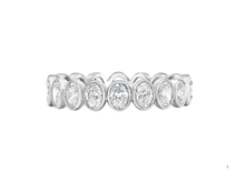 Load image into Gallery viewer, Oval Bezel Eternity Ring
