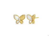 Load image into Gallery viewer, Diamond Butterfly Earrings
